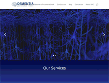Tablet Screenshot of dementiapreventioncenter.com